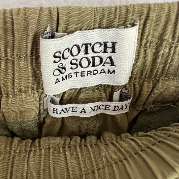Scotch & Soda Casual Pants Women's Viscose Drawstring Joggers Army Green Size XS - Picture 11 of 14